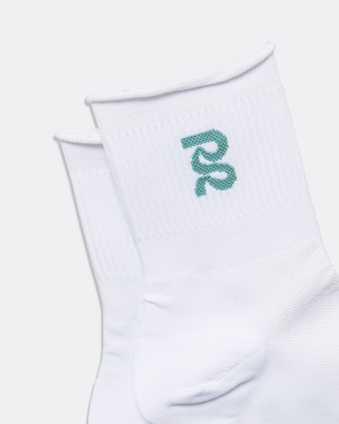 Bandit Running - Lite Run Ribbed Quarter Socks 2 Pack - Tranquil Blue - Up There Athletics
