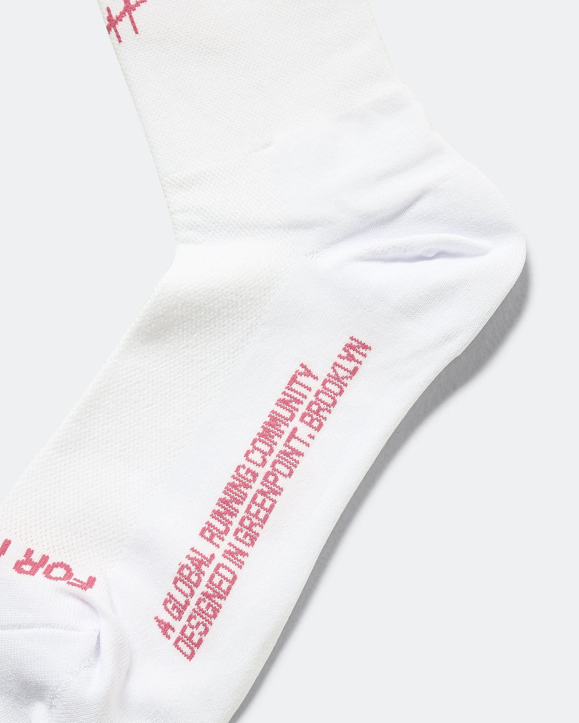 Bandit Running - Lite Run Socks 2 Pack - White/Mauve - Up There Athletics