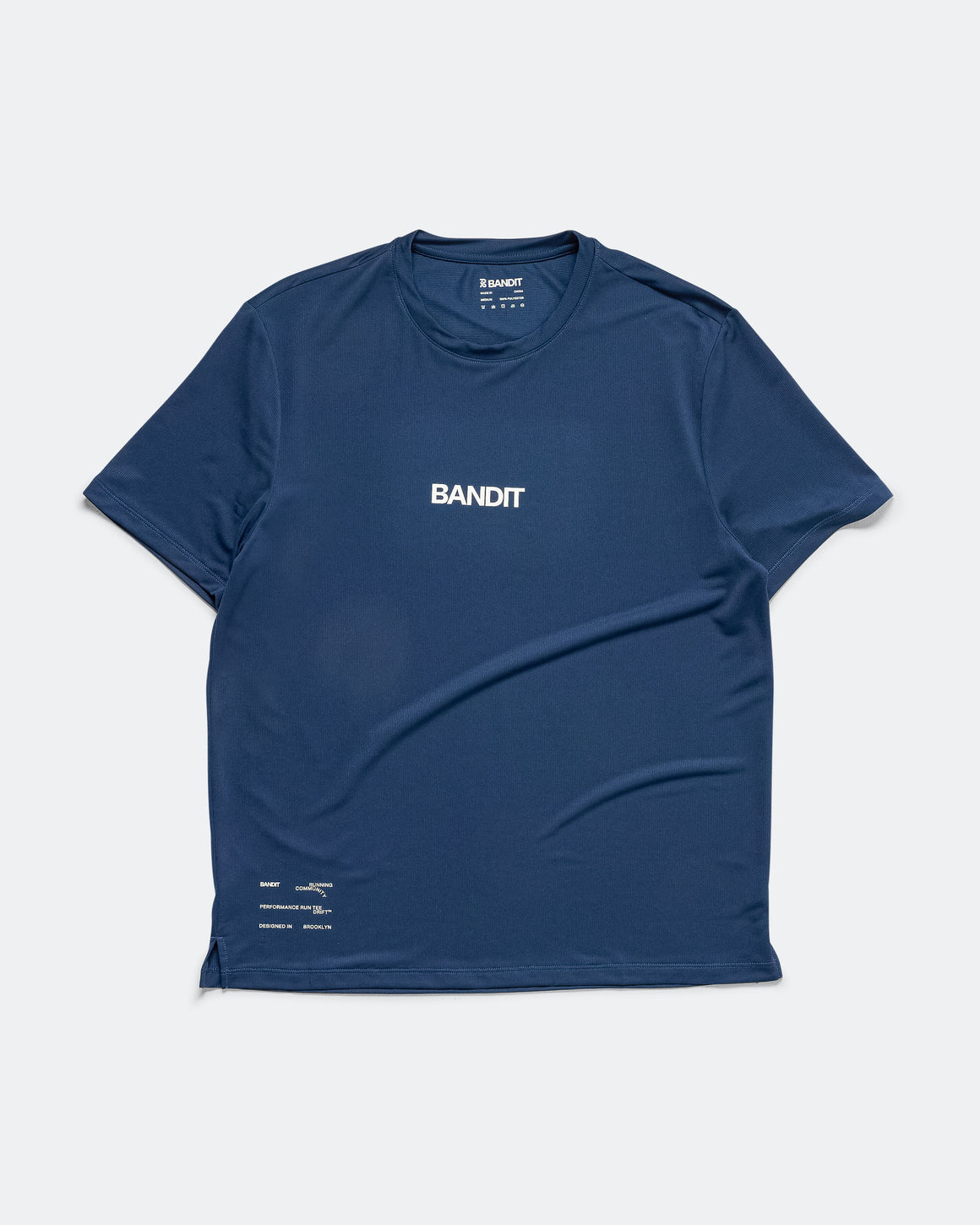 Bandit Running - Mens Drift Performance Training Tee - NY Navy - Up There Athletics