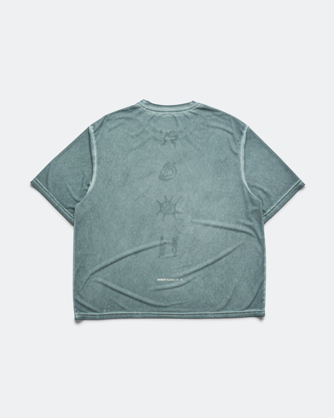 Bandit Running - Mens FrioSoft Performance Box Tee -Tranquil Blue/SaltFade - Up There Athletics