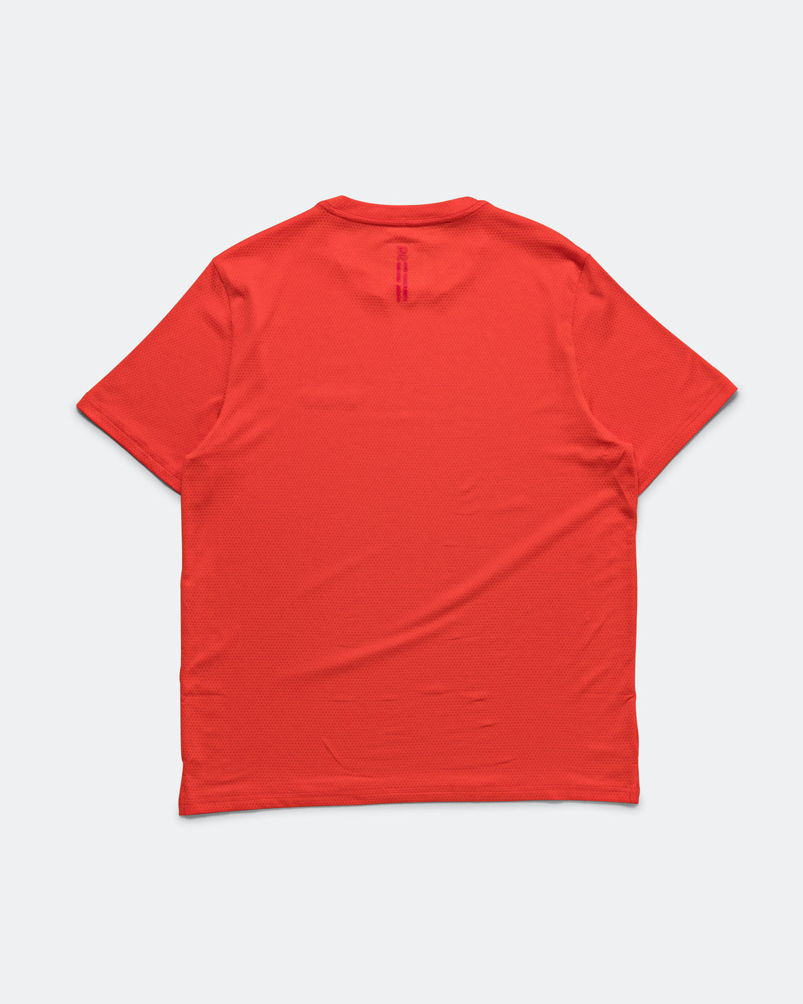 Bandit Running - Mens Micromesh Short Sleeve Run Tee - Poppy - Up There Athletics