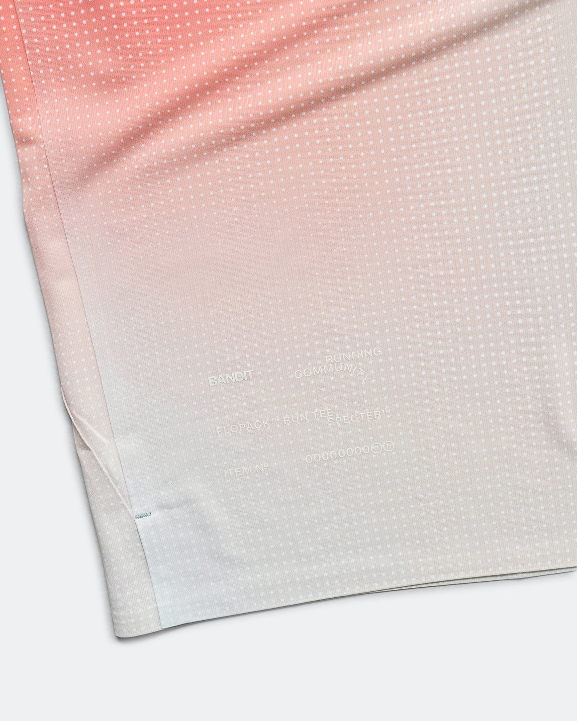 Bandit Running - Mens Specter Performance Tee with Flopack - Micro Geo Gradient - Copal/Lagoon - Up There Athletics