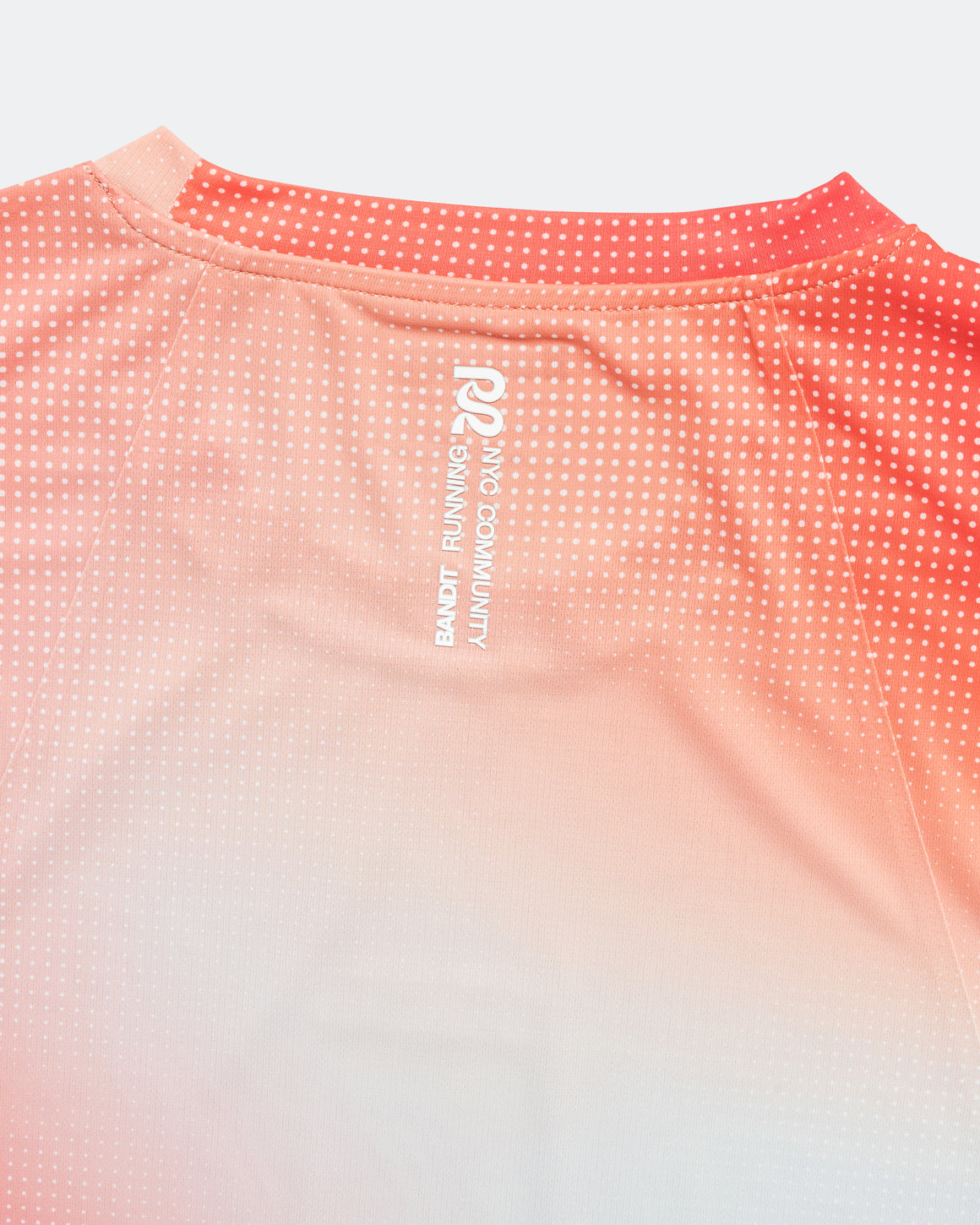 Bandit Running - Mens Specter Performance Tee with Flopack - Micro Geo Gradient - Copal/Lagoon - Up There Athletics