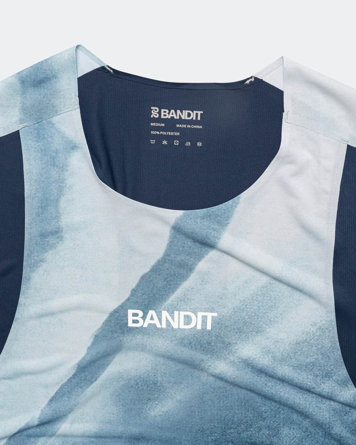 Bandit Running - Mens Specter Race Singlet - Undertow Ink/Blue Multi - Up There Athletics