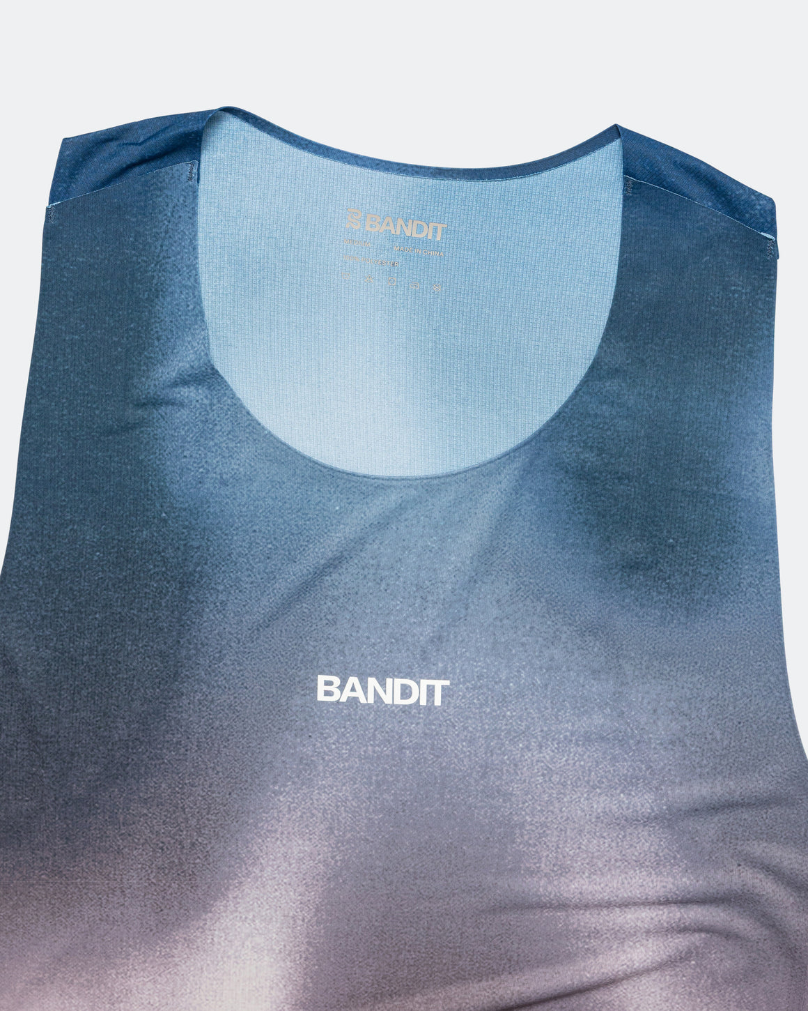 Bandit Running - Mens Specter Shorty Race Singlet - Flow State/Aegean Multi - Up There Athletics