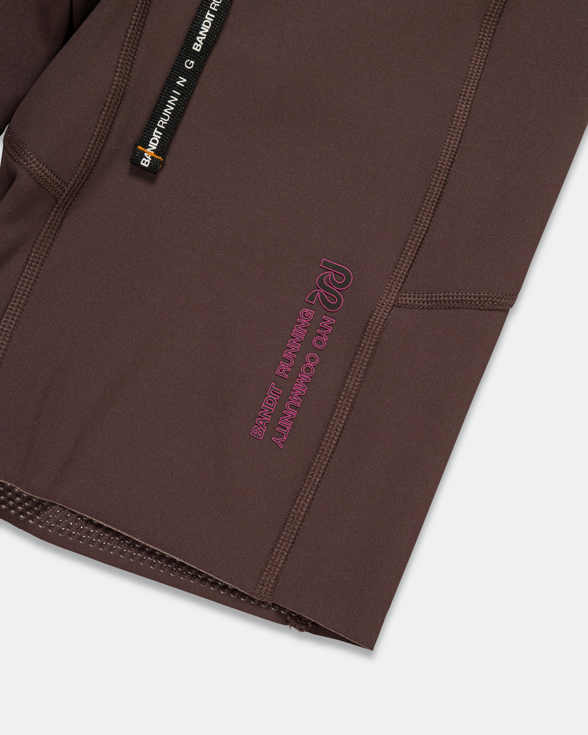 Bandit Running - Mens Vanisher Half Tights - Espresso - Up There Athletics
