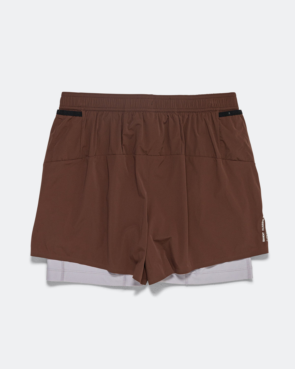 Bandit Running - Mens Vento Next Gen 2-In-1 Run Short - Cacao - Up There Athletics