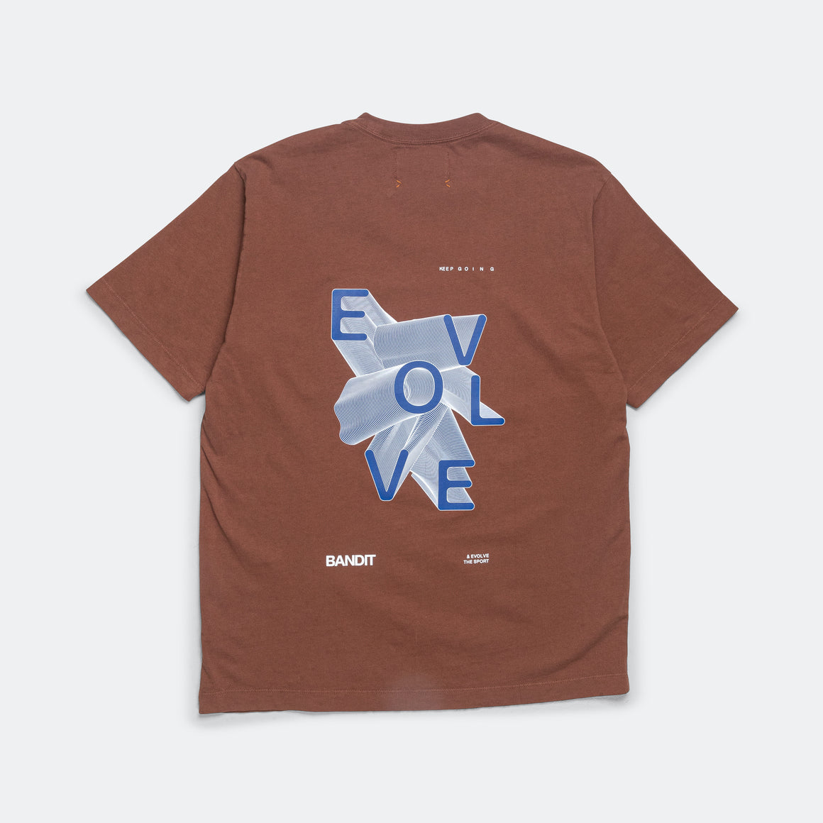 Bandit Running - Cylinder Evolve Cotton Tee - Amber Brown - Up There Athletics