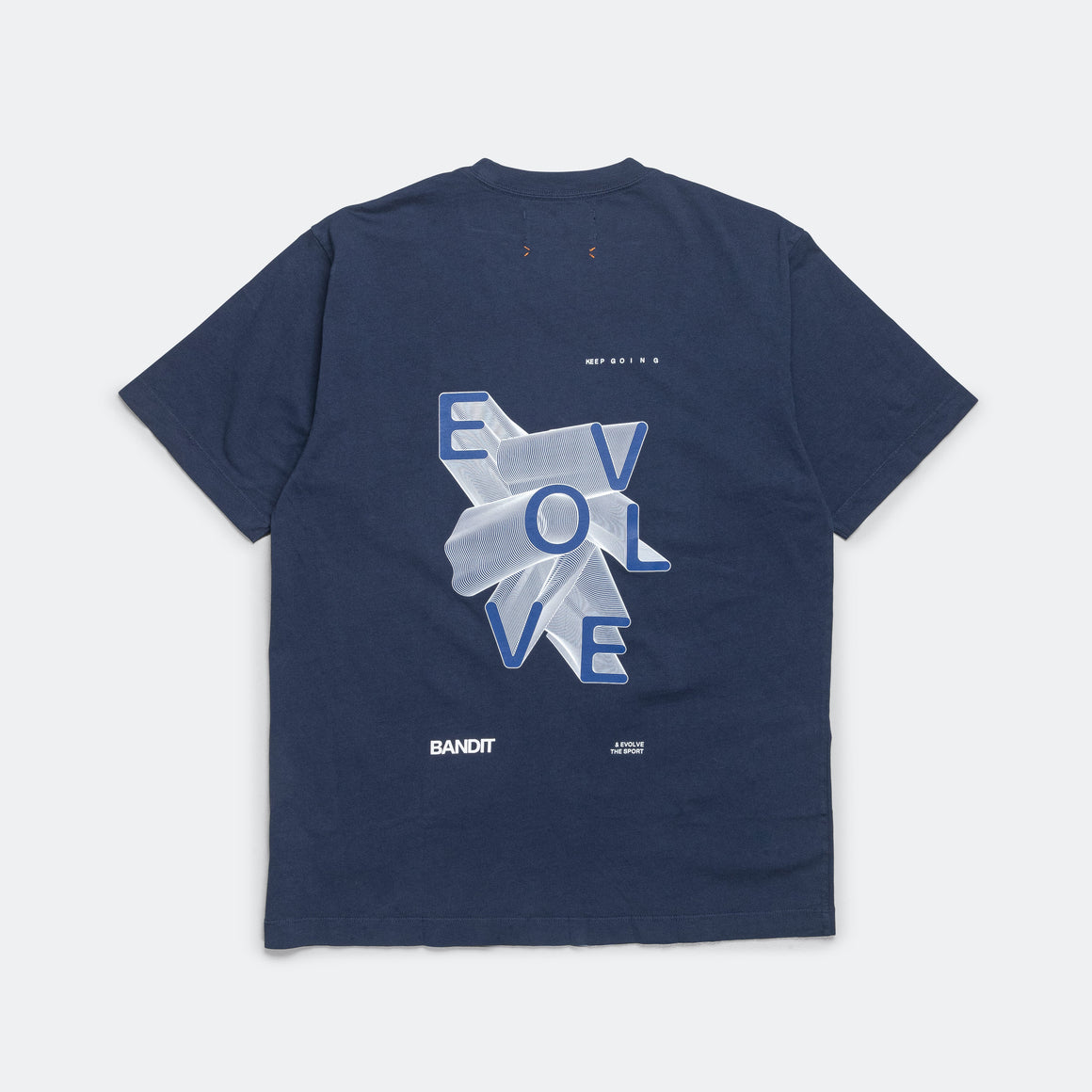 Bandit Running - Cylinder Evolve Cotton Tee - NY Navy - Up There Athletics