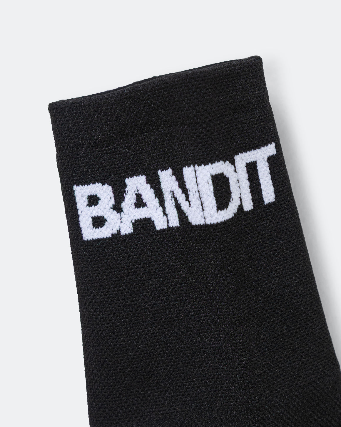 Bandit Running - Lite Run Ribbed Quarter Sock - Black (2 Pack) - Up There Athletics