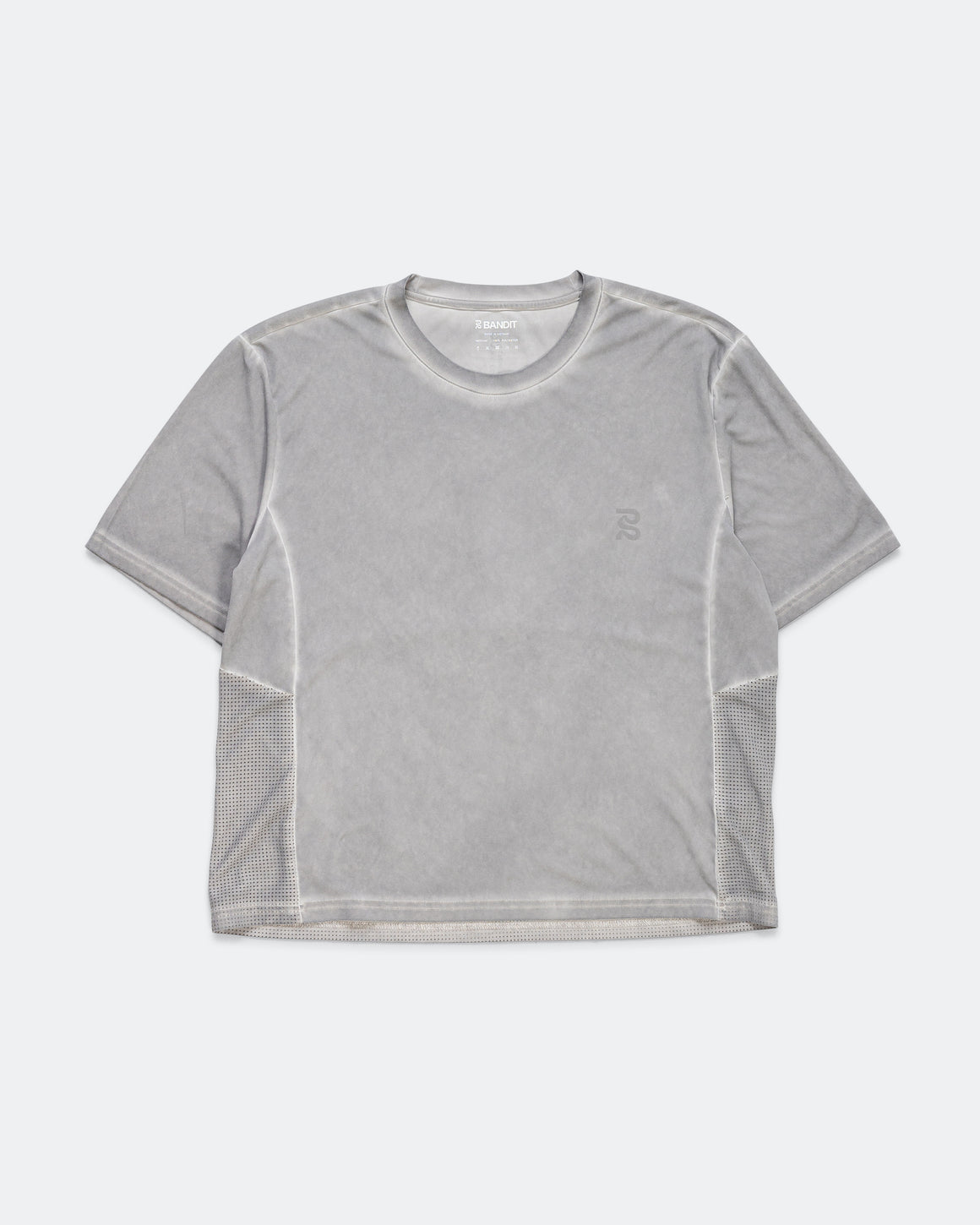 Bandit Running - Mens FrioSoft Perforated Box Tee - Concrete Taupe - Up There Athletics