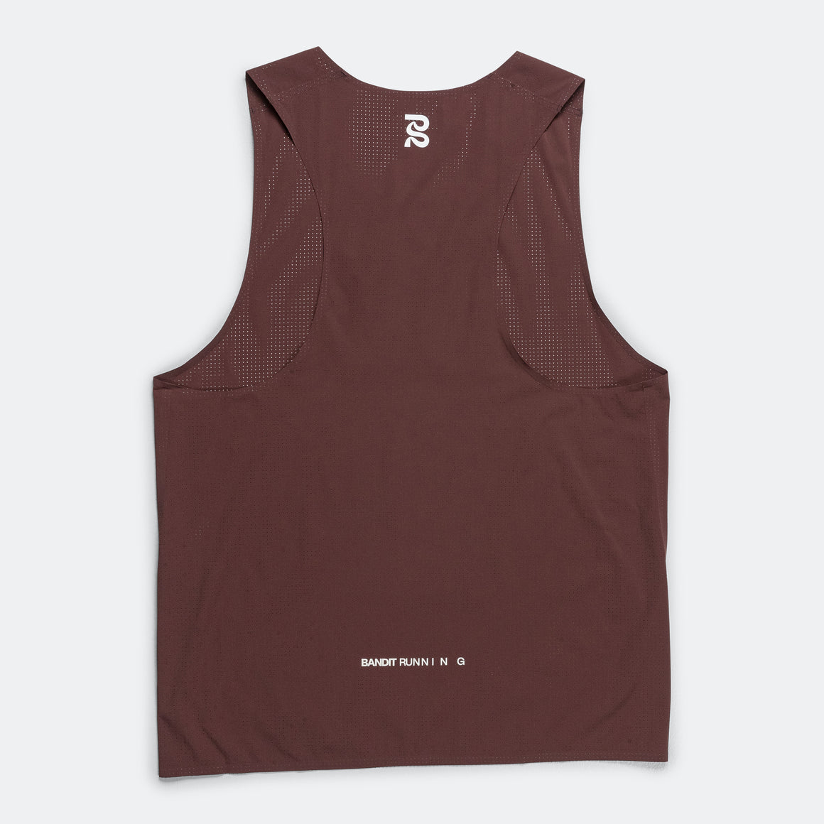 Bandit Running - Mens Vento™ Performance Singlet - Chocolate - Up There Athletics