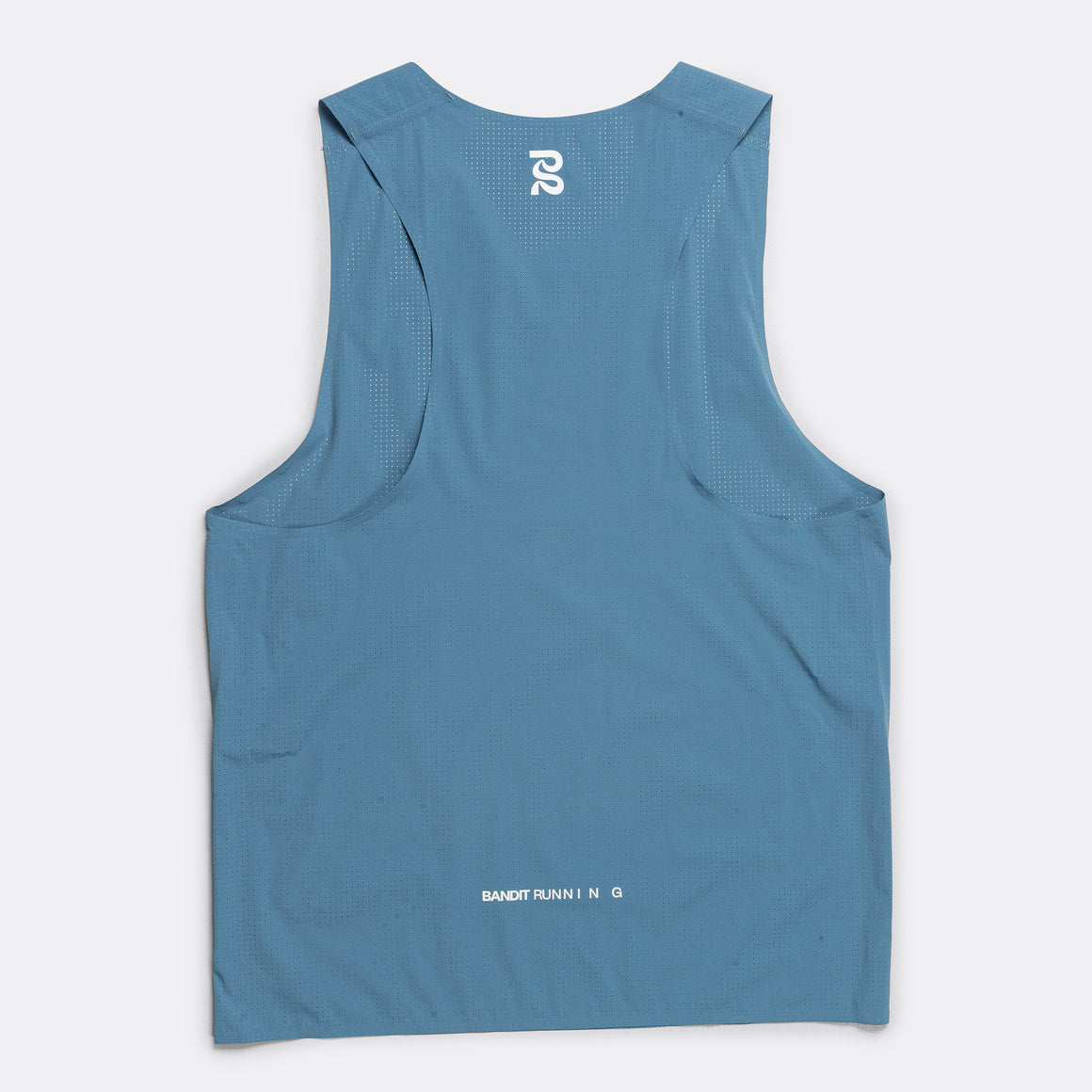 Bandit Running - Mens Vento™ Performance Singlet - Steel Blue - Up There Athletics