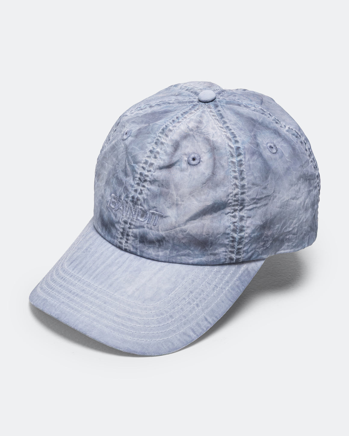 Bandit Running - Nylon Lunar Wash Dad Hat - Steel Horizon - Up There Athletics