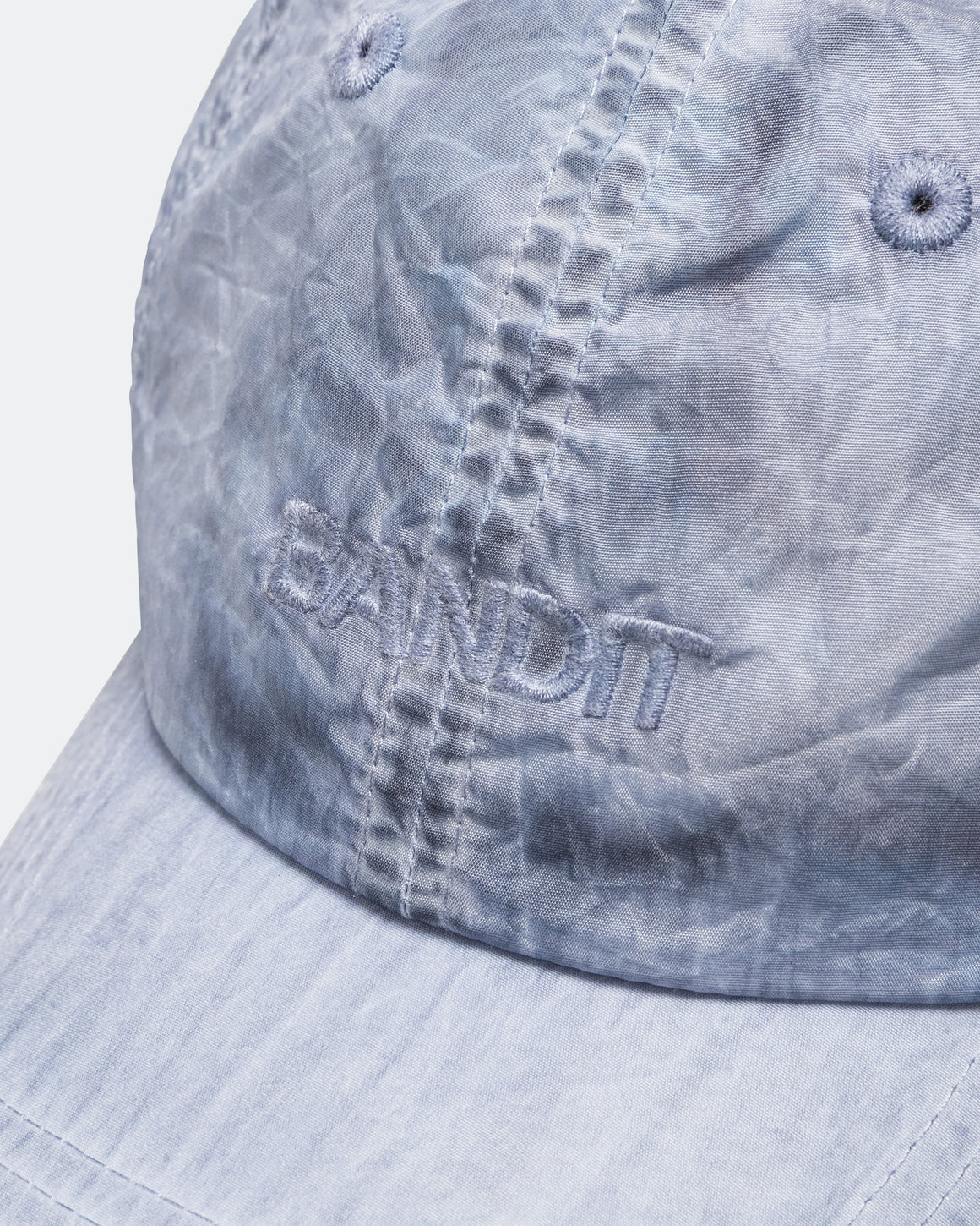 Bandit Running - Nylon Lunar Wash Dad Hat - Steel Horizon - Up There Athletics