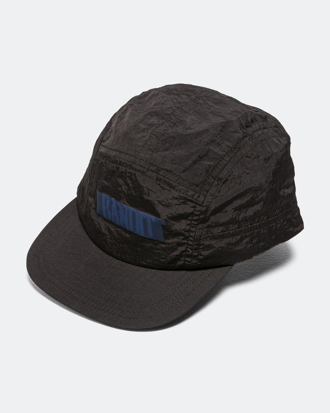 Bandit Running - Nylon Run Hat - Black/Bauhaus Blue - Up There Athletics