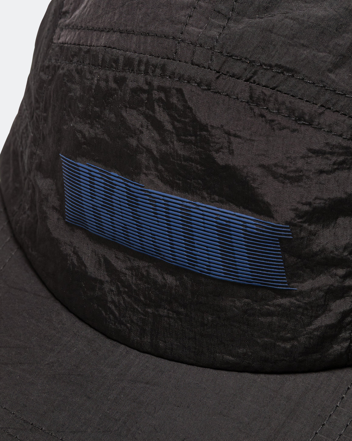 Bandit Running - Nylon Run Hat - Black/Bauhaus Blue - Up There Athletics