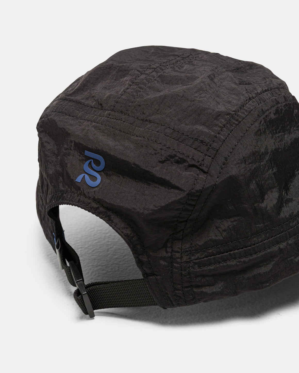 Bandit Running - Nylon Run Hat - Black/Bauhaus Blue - Up There Athletics