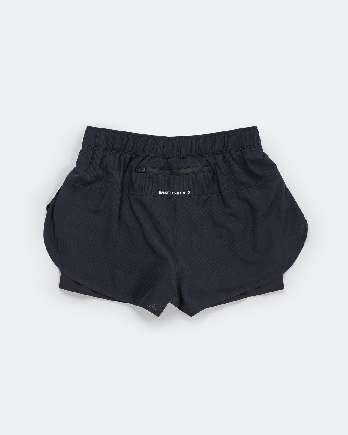 Bandit Running - Womens CoolGrid 2-in-1 Run Shorts - Black - Up There Athletics