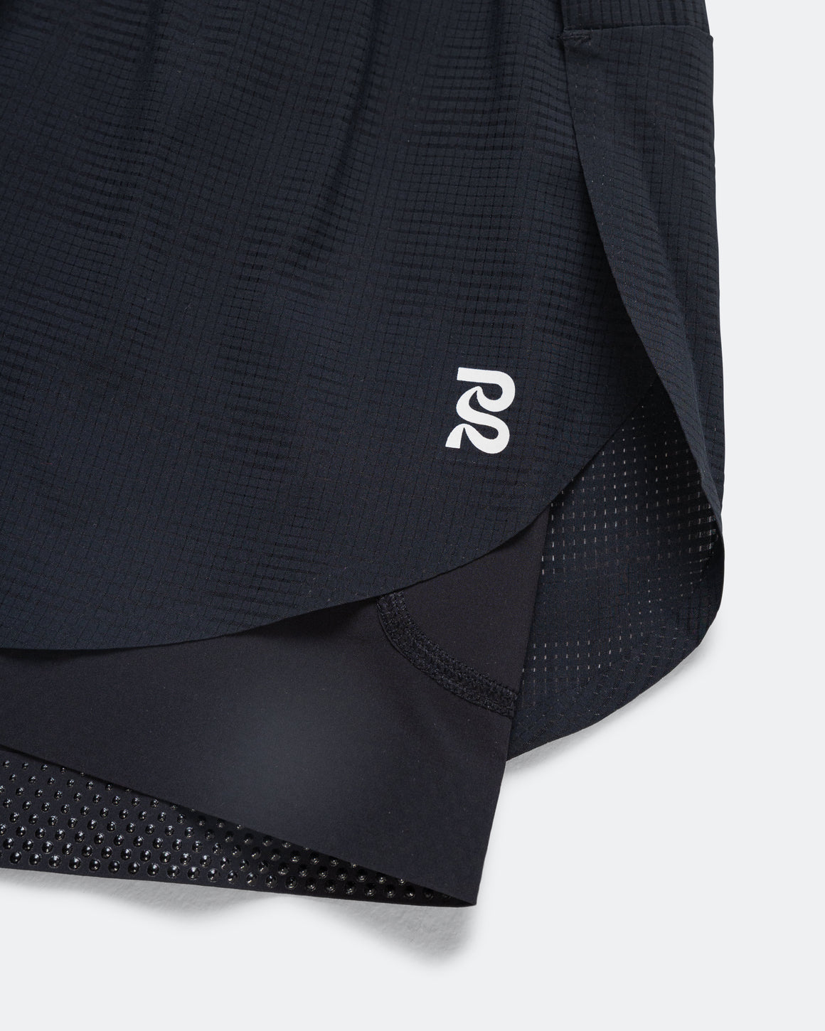 Bandit Running - Womens CoolGrid 2-in-1 Run Shorts - Black - Up There Athletics