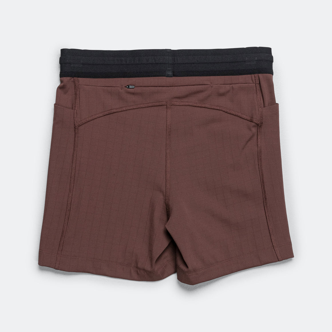 Bandit Running - Womens Gridlock™ 5" Compression Short - Chocolate - Up There Athletics