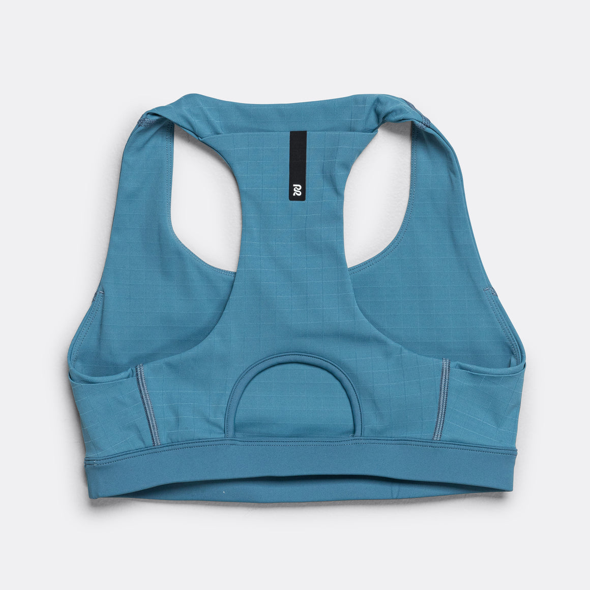 Bandit Running - Womens Gridlock™ Scoop Neck Run Bra - Steel Blue - Up There Athletics