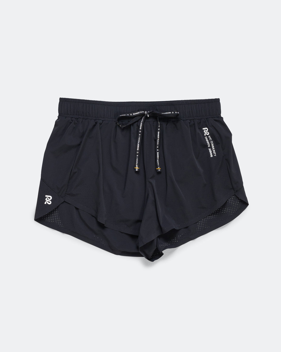 Bandit Running - Womens Vento 4in Wave Short - Black - Up There Athletics
