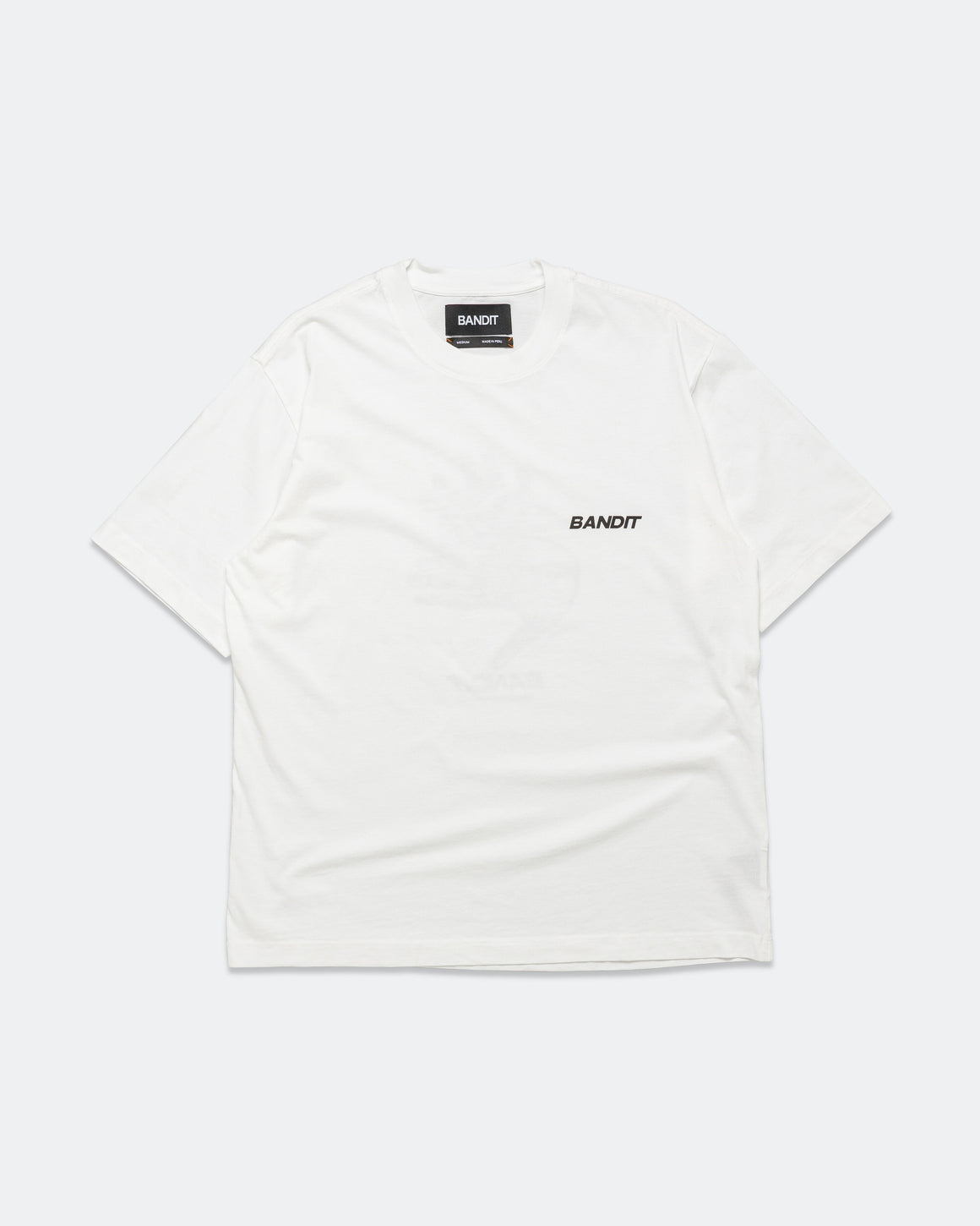 Bandit Running - Winter Classic Cotton Tee - White - Up There Athletics