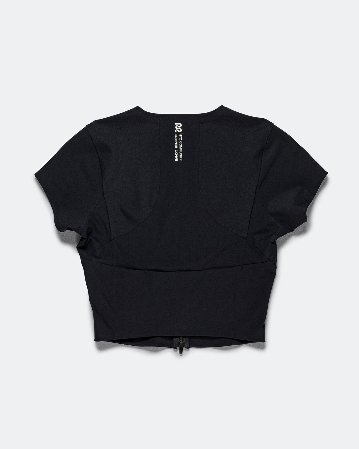 Bandit Running - Womens Adapto 2-Way Zip Race Top - Black - Up There Athletics