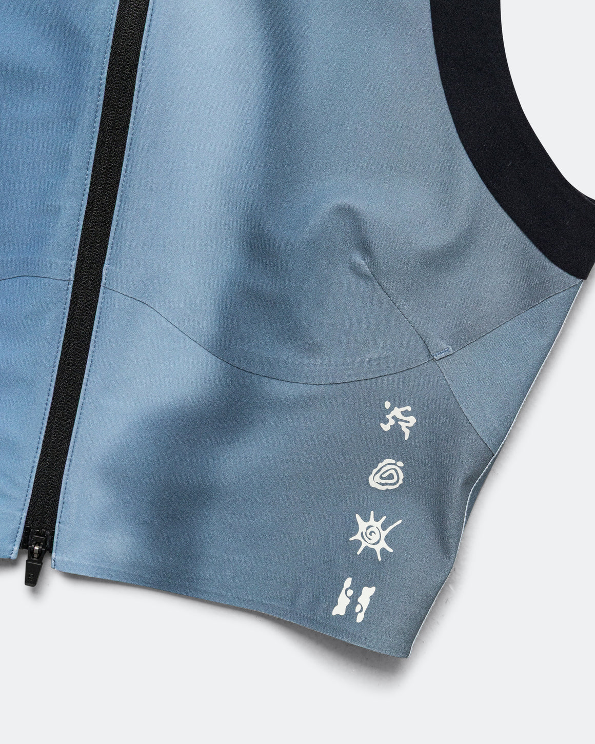 Bandit Running - Womens Adapto Distance Race Top - Salt Stain/Ink Blue - Up There Athletics