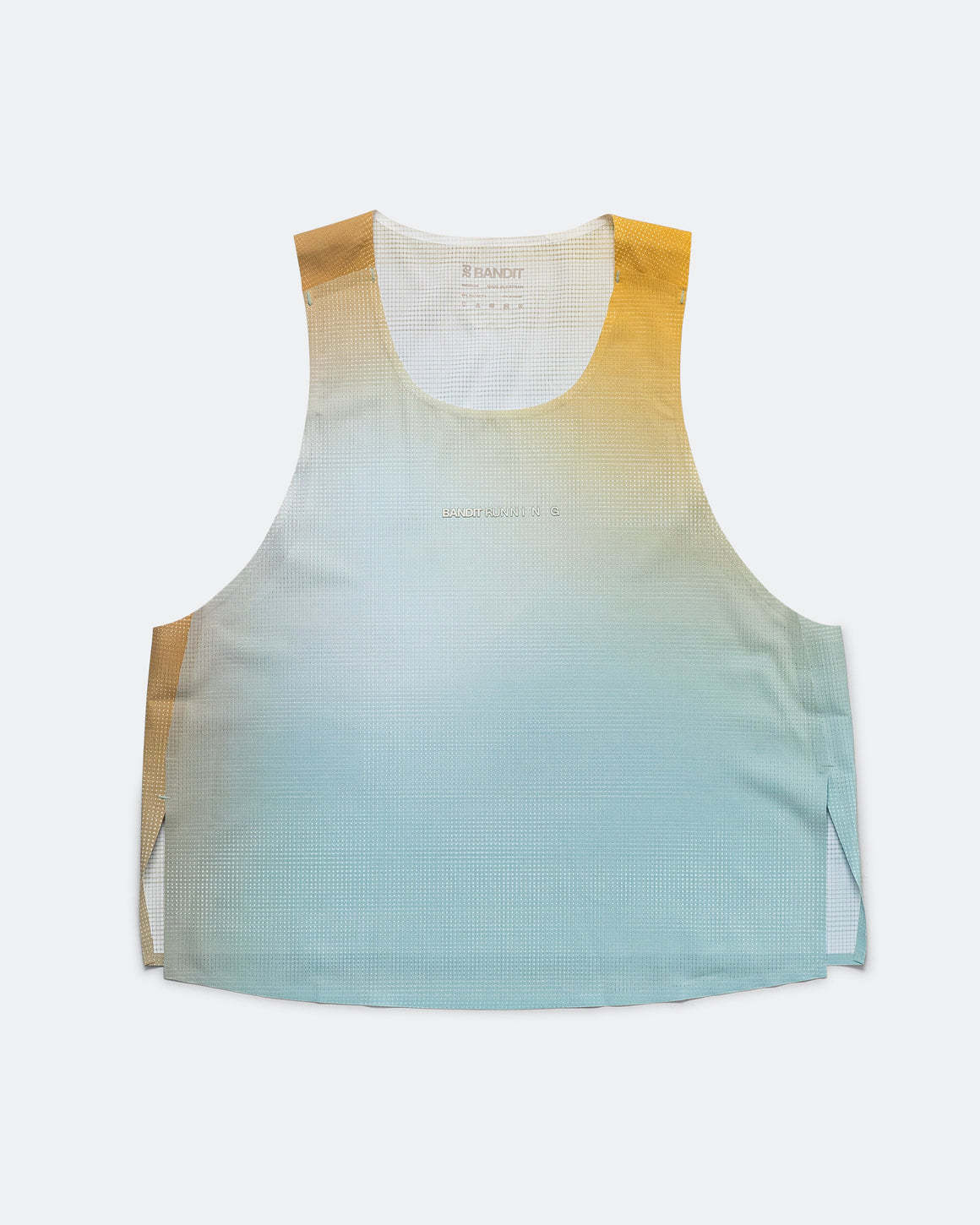 Bandit Running - Womens CoolGrid Race Singlet - Lagoon Multi - Up There Athletics