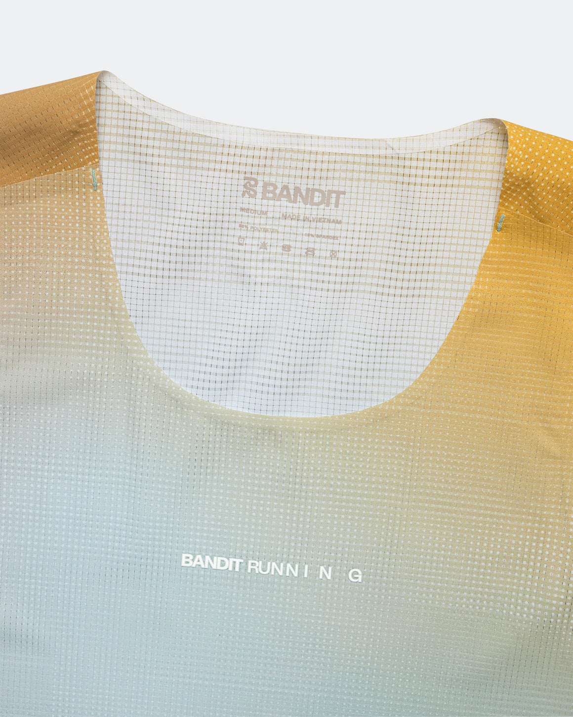 Bandit Running - Womens CoolGrid Race Singlet - Lagoon Multi - Up There Athletics