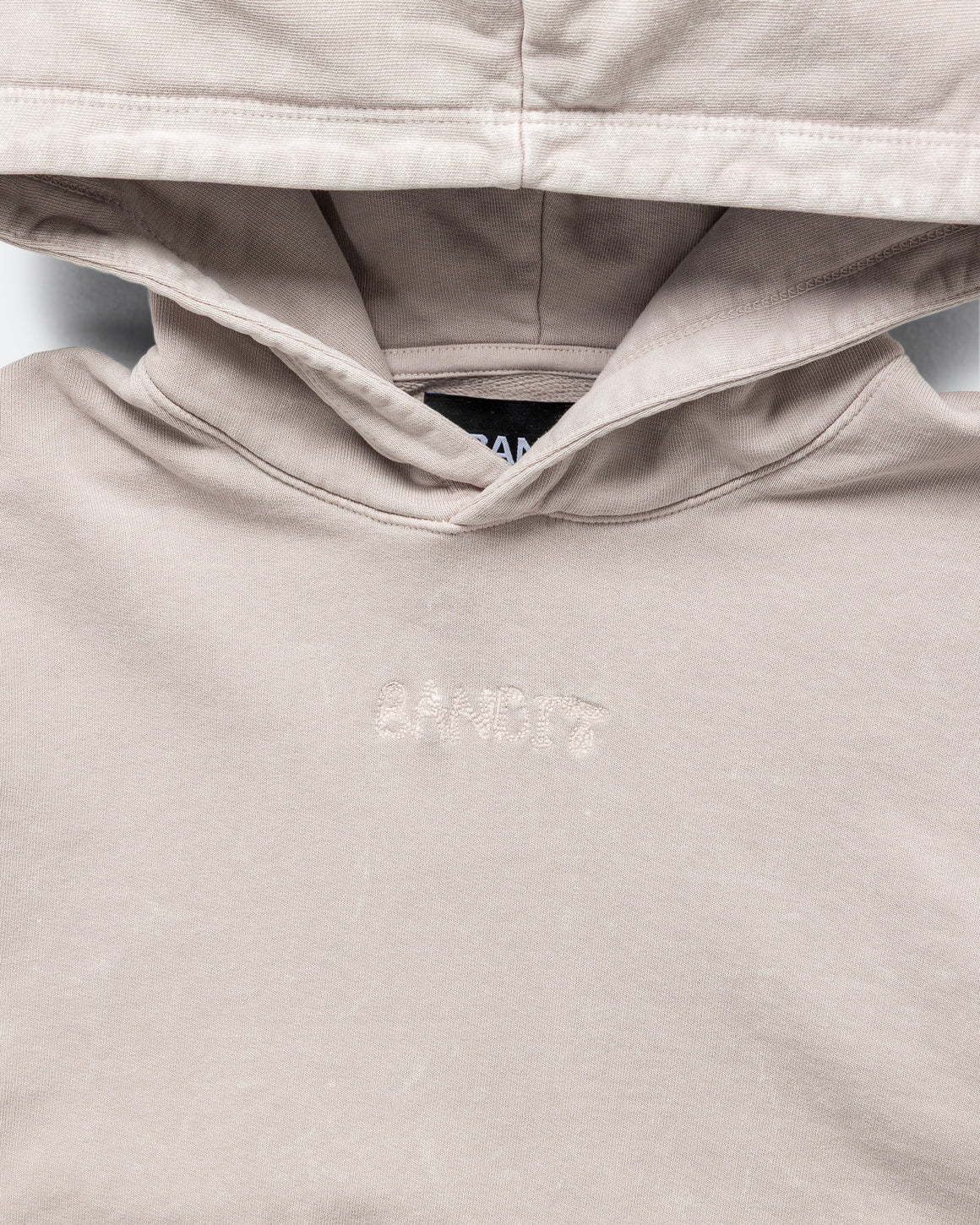 Bandit Running - Womens Cotton Fleece Cropped Hoodie - Ash - Up There Athletics