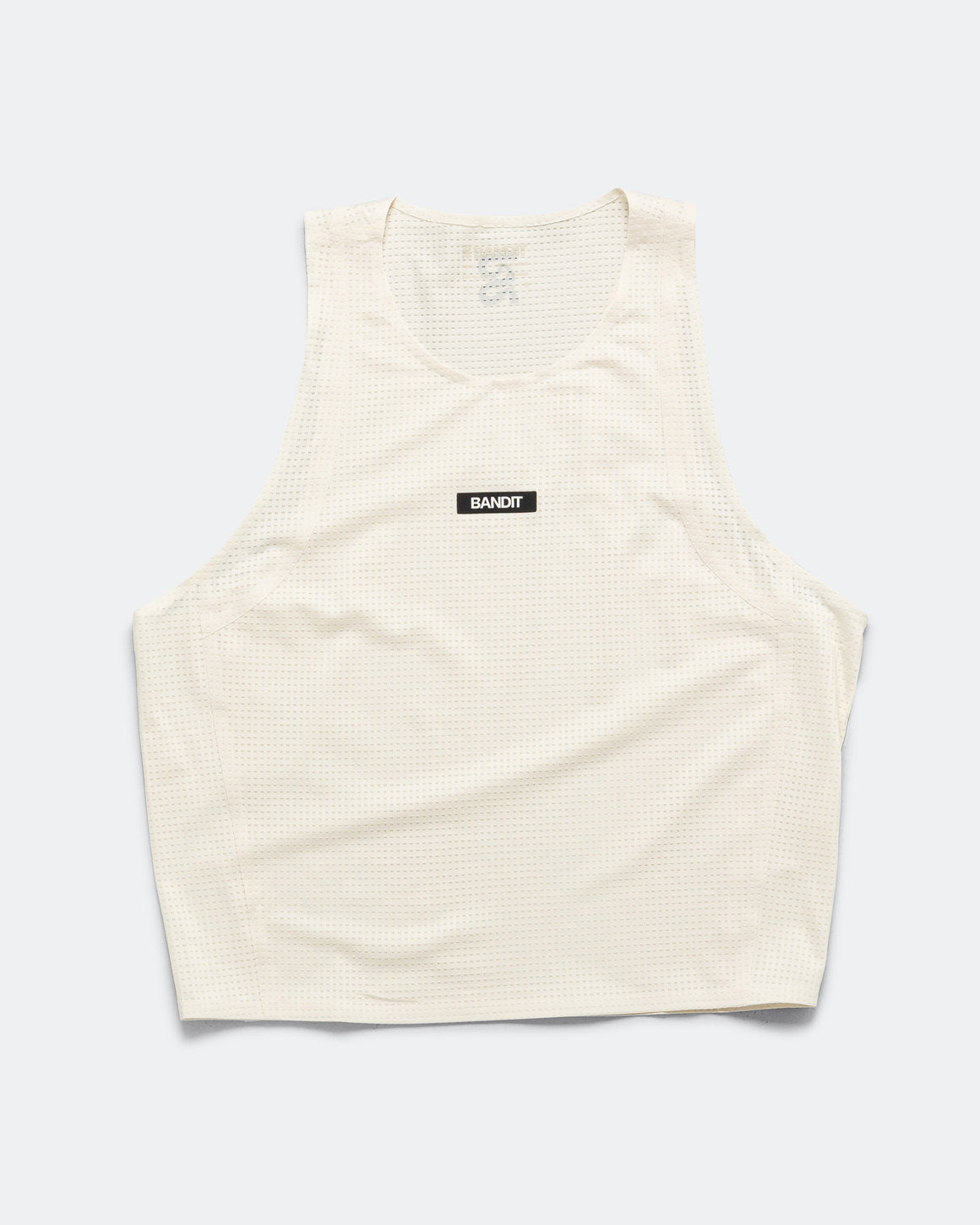 Bandit Running - Womens GeoMesh Race Singlet - Cream - Up There Athletics