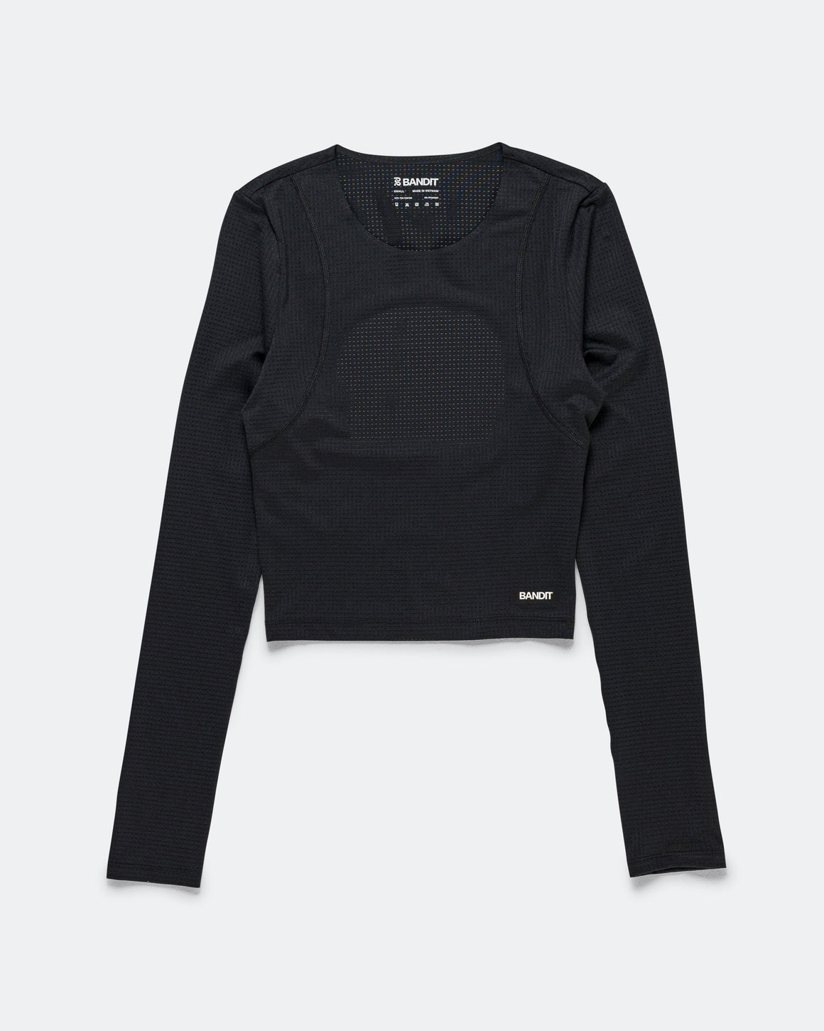 Bandit Running - Womens GeoMesh Eclipse Long Sleeve - Black - Up There Athletics