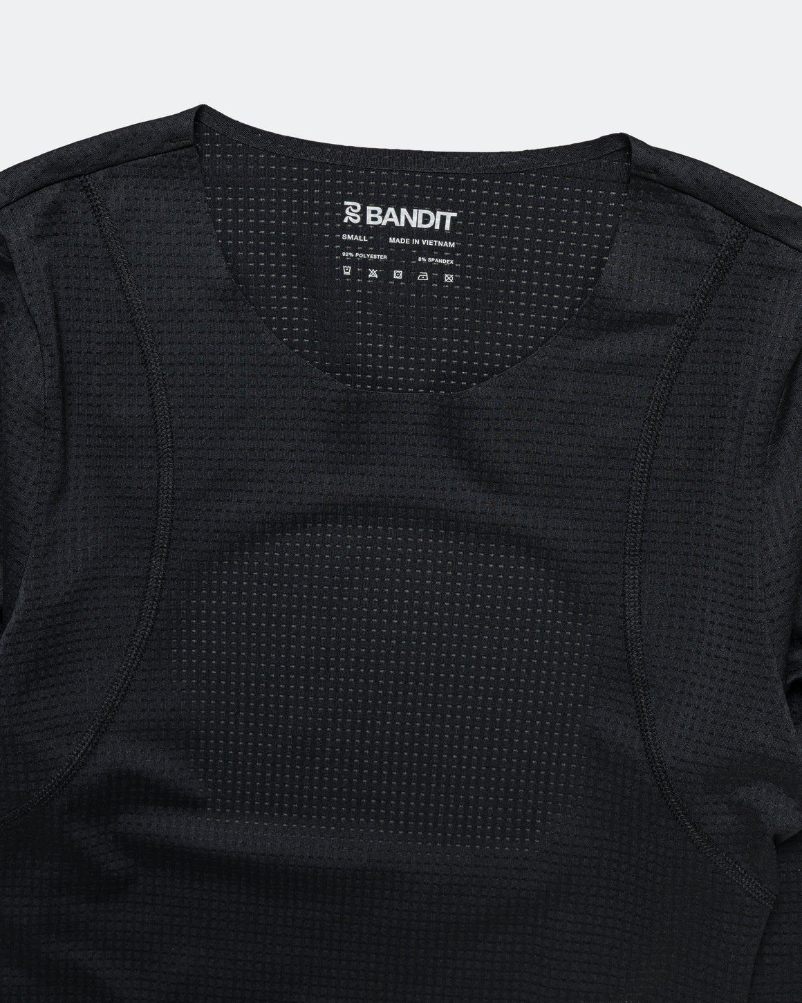 Bandit Running - Womens GeoMesh Eclipse Long Sleeve - Black - Up There Athletics