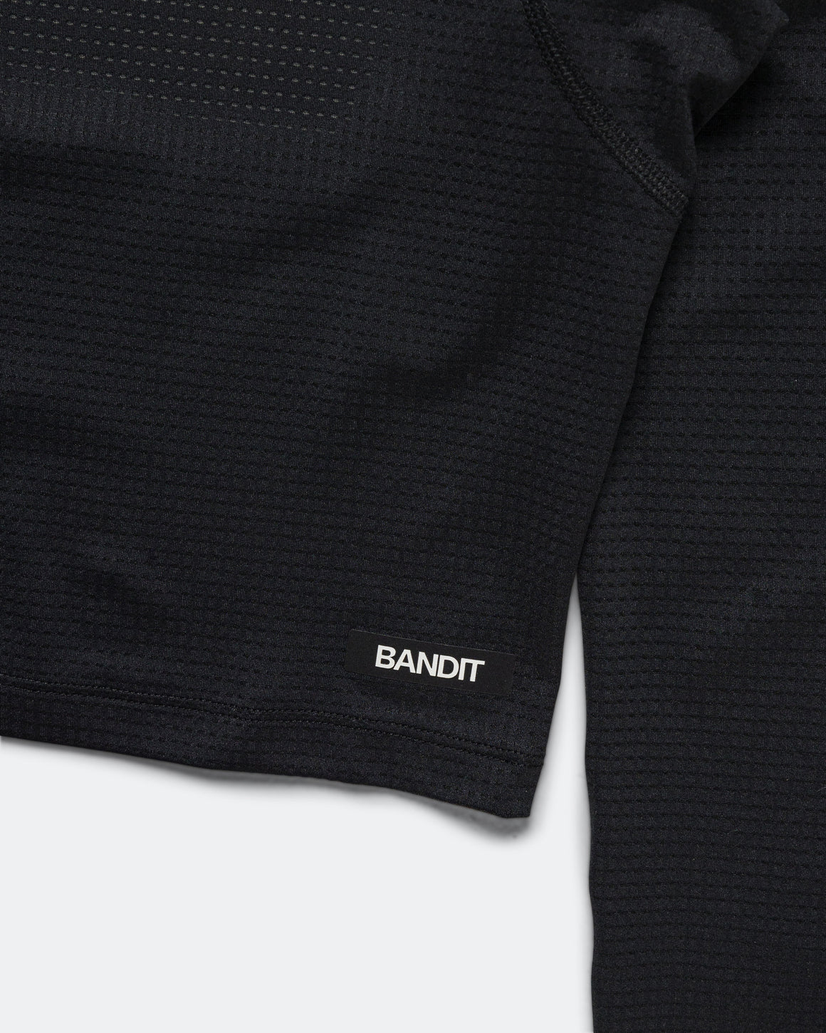 Bandit Running - Womens GeoMesh Eclipse Long Sleeve - Black - Up There Athletics