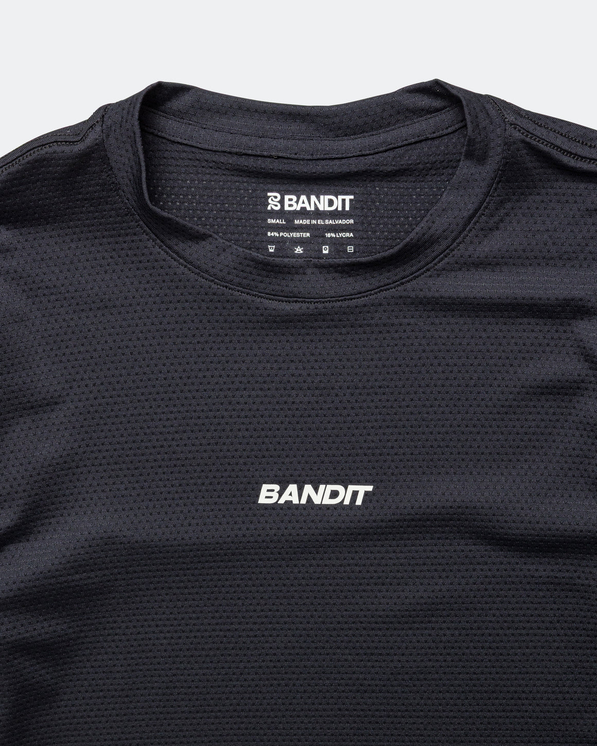 Bandit Running - Womens Long Sleeve Micromesh Tee - Bandit Black - Up There Athletics
