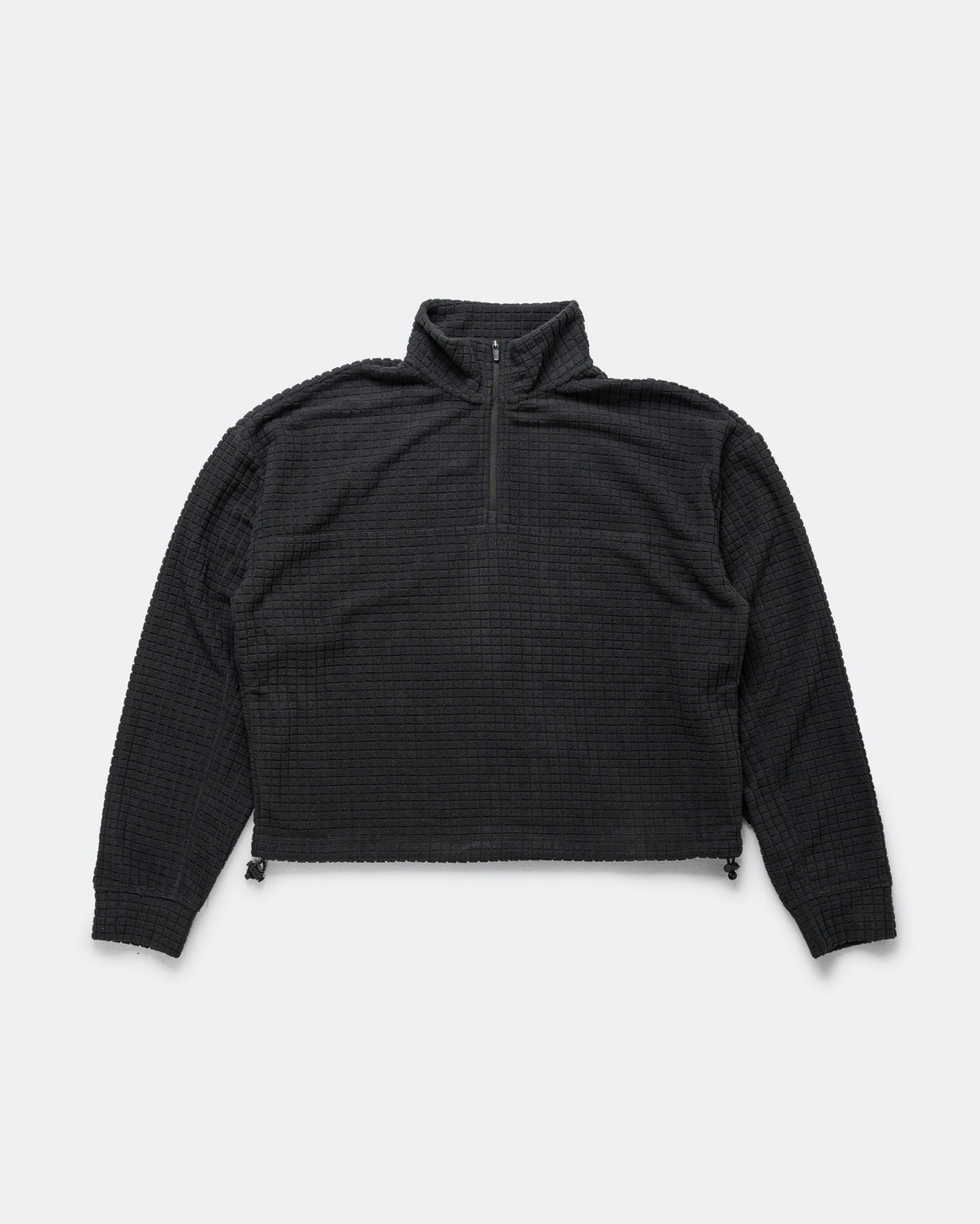 Bandit Running - Womens MacroSoft Grid Quarter Zip - Black - Up There Athletics