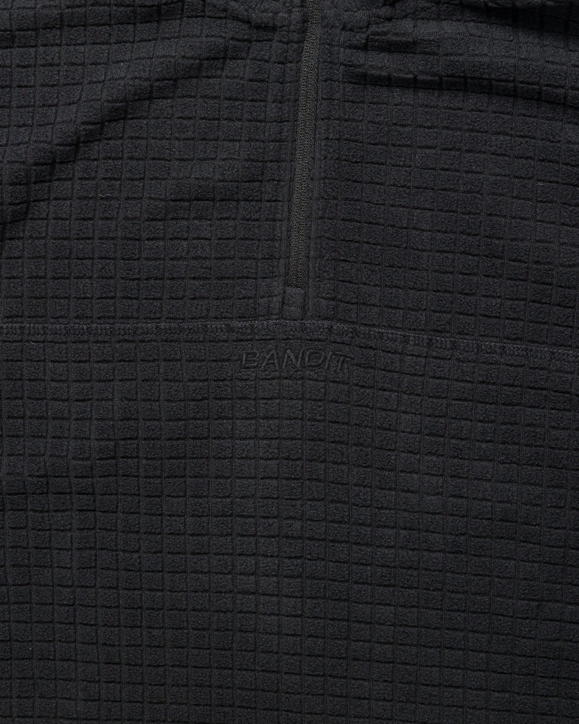 Bandit Running - Womens MacroSoft Grid Quarter Zip - Black - Up There Athletics