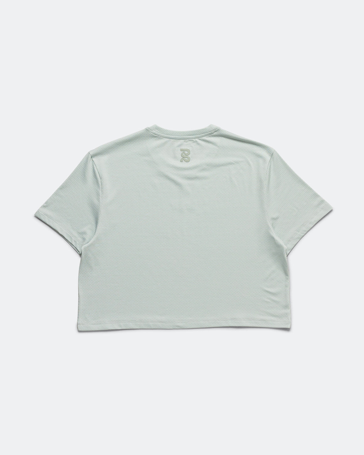 Bandit Running - Womens Micromesh Cropped Run Tee - Mist - Up There Athletics