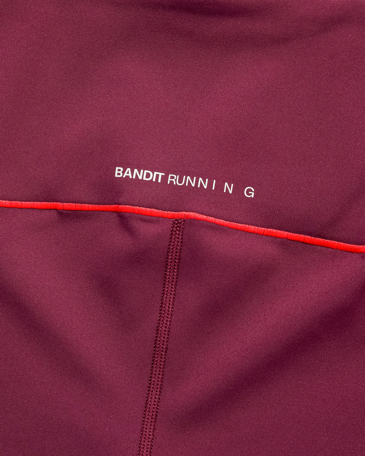 Bandit Running - Womens Stamina Pop Stitch High Waist 5in Compression- Fig/Intense Red - Up There Athletics