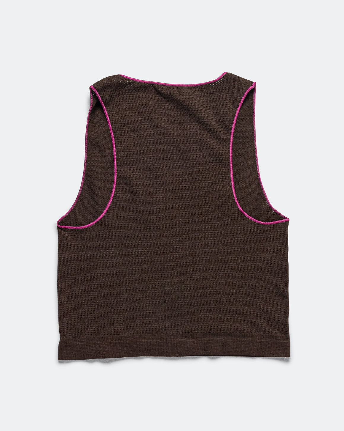 Bandit Running - Womens StretchKnit Pop Stitch Run Tank - Espresso - Up There Athletics