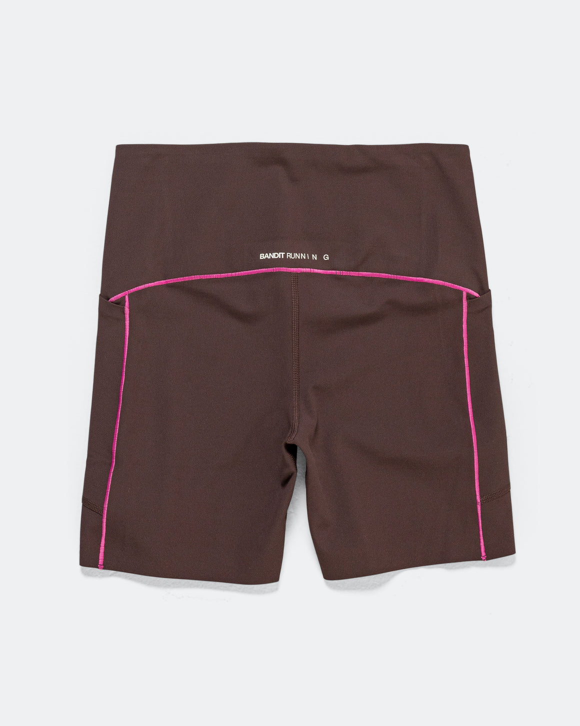 Bandit Running - Womens Vanisher 5in Pop Stitch High Waist Compression Short - Espresso - Up There Athletics