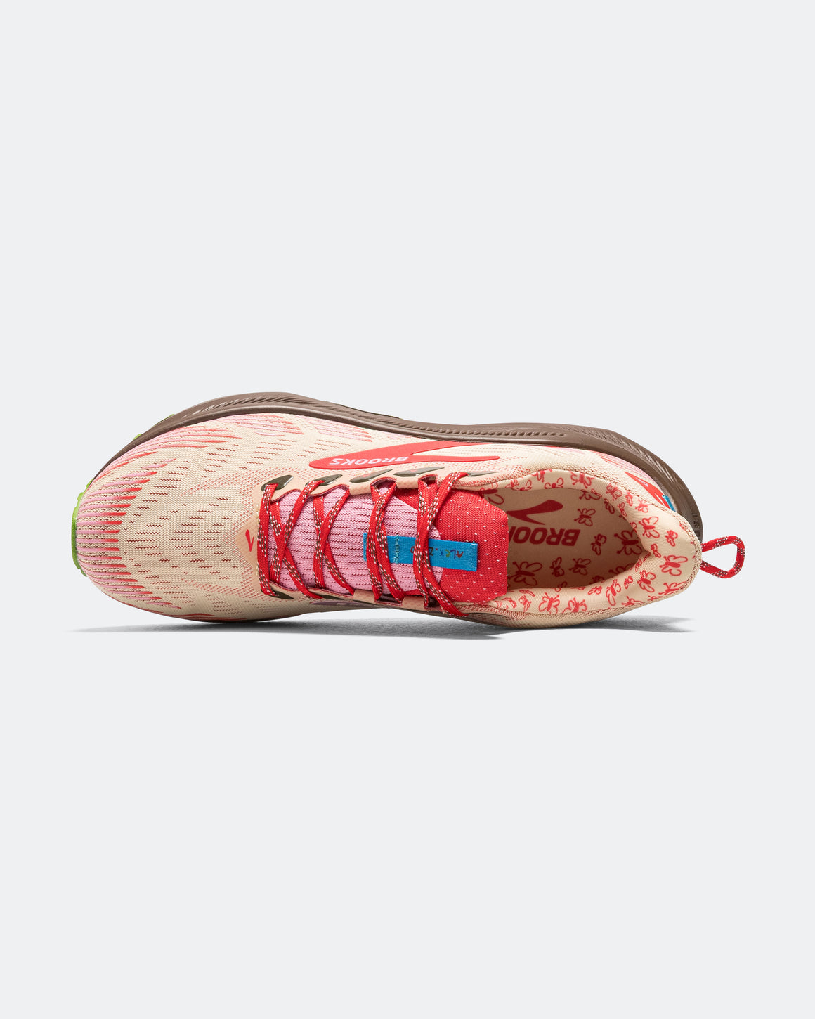 Brooks - Ghost Trail x Alex Zono - Poppy Red/Potting Soil - Up There Athletics