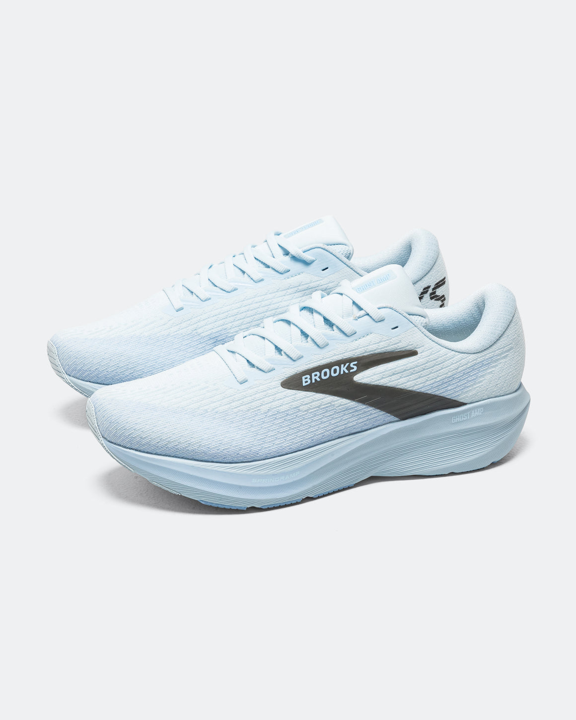 Brooks - Mens Ghost Amp - Blue/Blue-Black - Up There Athletics