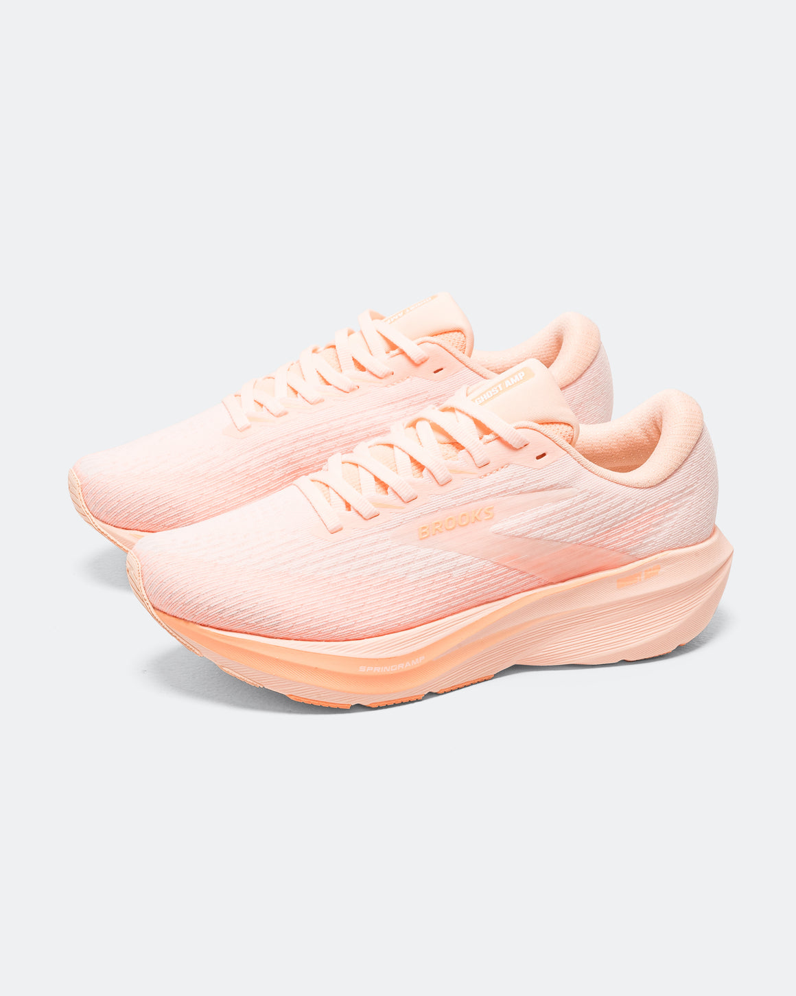Brooks - Womens Ghost Amp - Peach/Peach-White - Up There Athletics