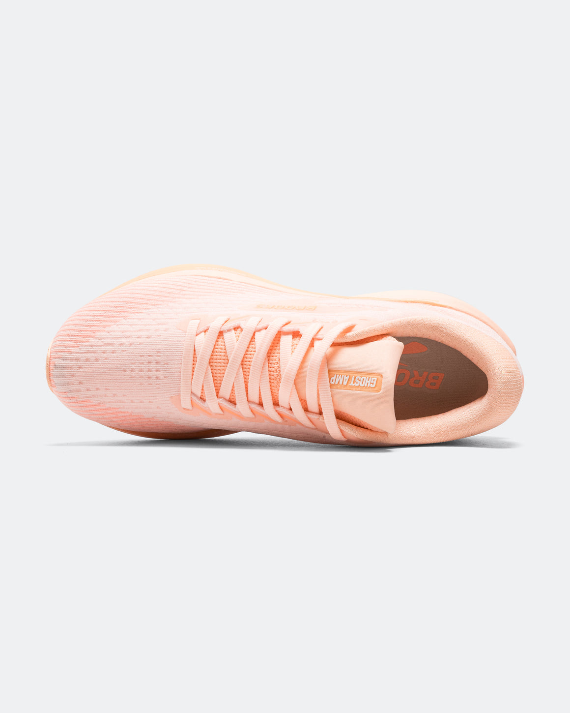 Brooks - Womens Ghost Amp - Peach/Peach-White - Up There Athletics