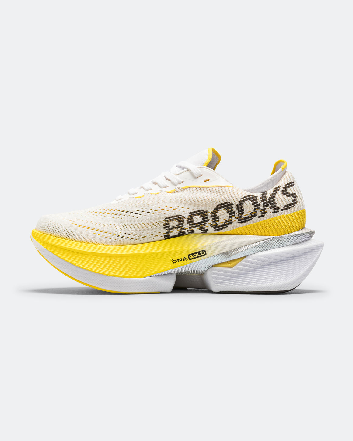 Brooks - Womens Hyperion Max 4 - White/Cyber Yellow-Black - Up There Athletics