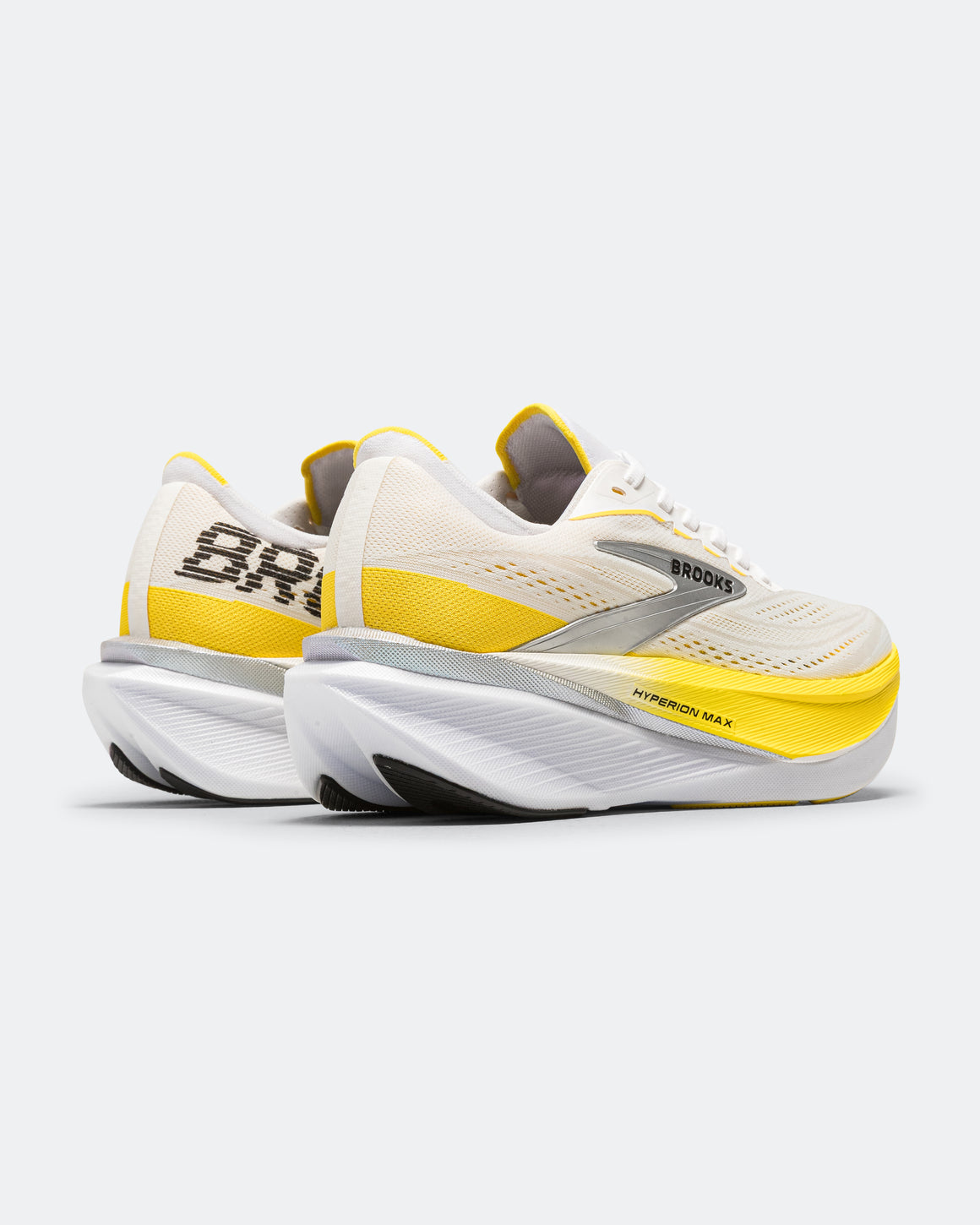 Brooks - Womens Hyperion Max 4 - White/Cyber Yellow-Black - Up There Athletics